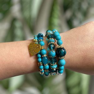 Beaded Bracelet Set (The Tiffany Set)